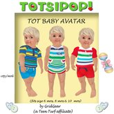 TOTSIPOP! TOT Baby Clothing Striped Beach Set