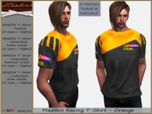 Zuloo-RMESH Men's T-Shirts - MadBro Racing - Orange - 2 styles