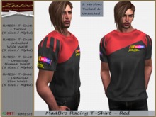 Zuloo-RMESH Men's T-Shirts - MadBro Racing - Red - 2 styles