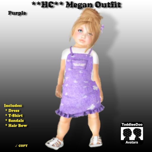 **HC** Megan Outfit - Purple