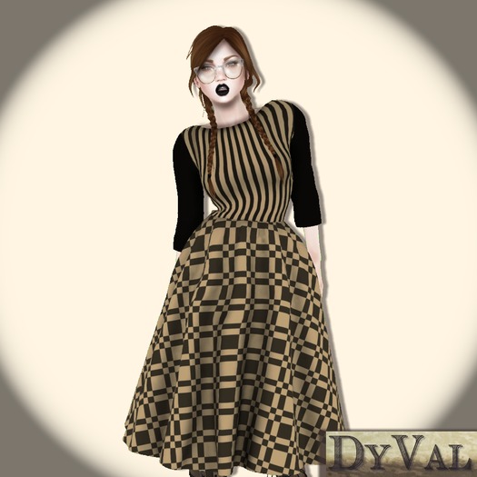 [DV] Cream&Coffee Dress DEMO