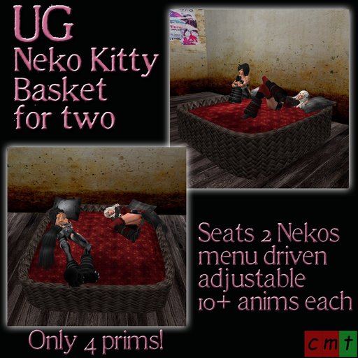 -UG- Neko Kitty Basket for Two- PG version - Boxed-