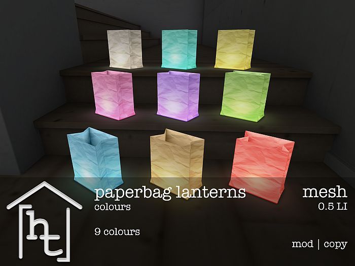 [ht:home] paperbag lanterns - colours