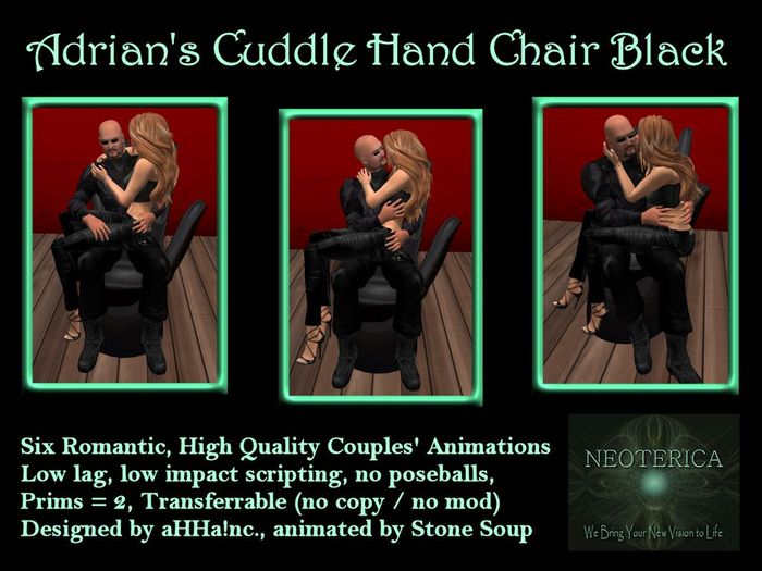 Adrian's Cuddle Hand Chair Black