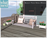 what next bramley porch swing for marketplace white