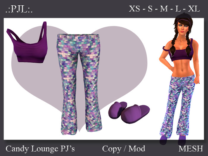 .:PJL:. Candy Lounge PJ Set