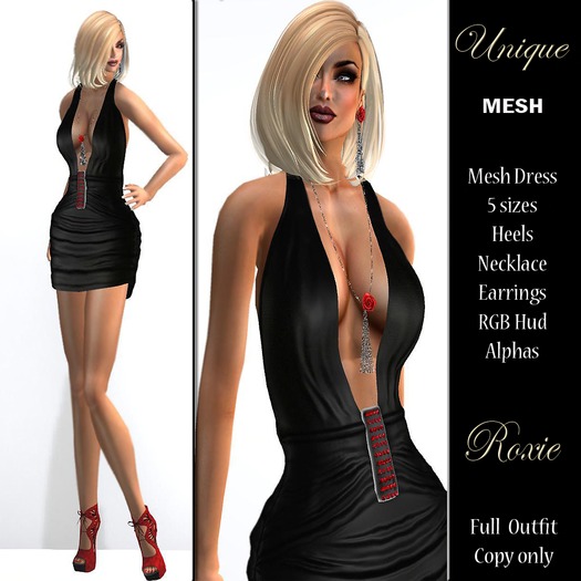 **SD** Roxie Cocktail Dress Full Outfit BSM