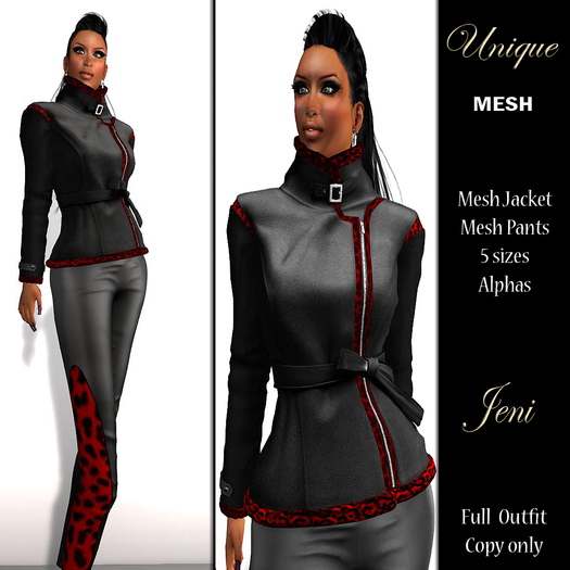 **SD** Jeni Red Full Outfit  BSM