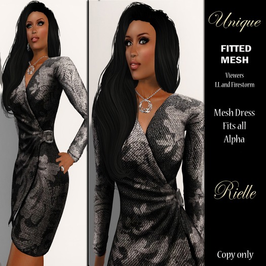 **SD** Rielle Dress Fitted Mesh  BSM