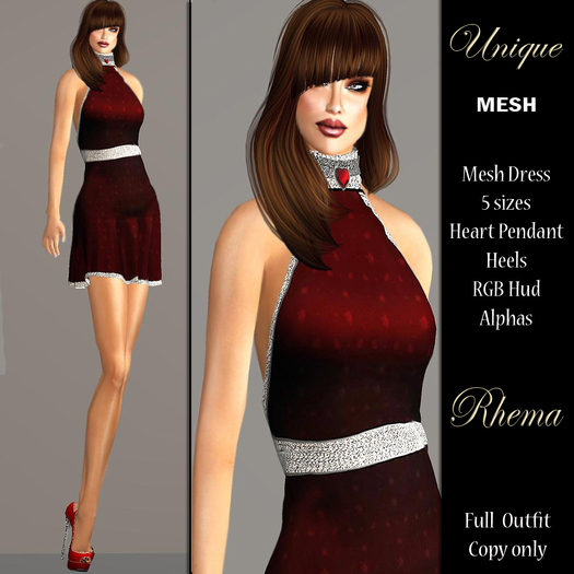 **SD** Rhema Dress Full outfit  BSM