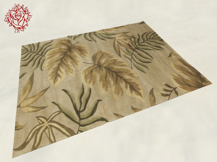 Mesh Rug v2 Tropical Leaf