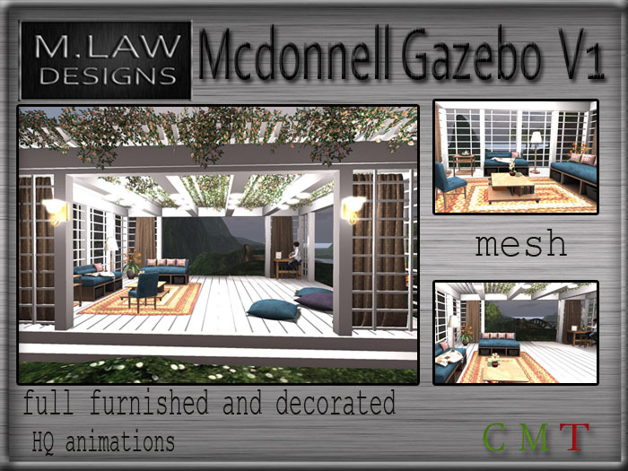 Mcdonnell Gazebo WHITE Box