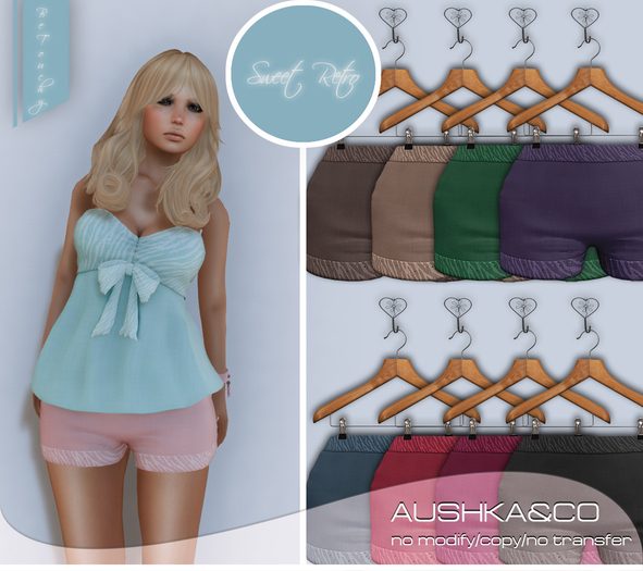 A&CO-Retro Rocher Shorts-Darks-All with HUD