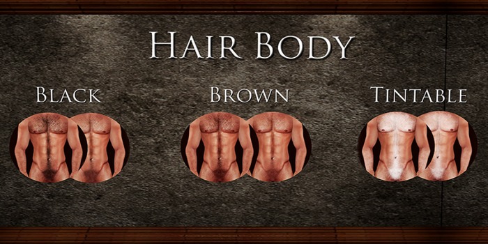 .::SAAL::. BODY HAIR BLACK