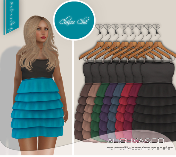 A&CO-Mono Ruffle Mini Dress-Darks-All with HUD
