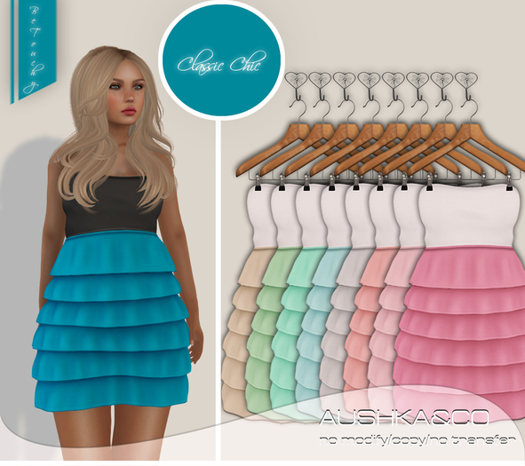 A&CO-Mono Ruffle Mini Dress-Lights-All with HUD