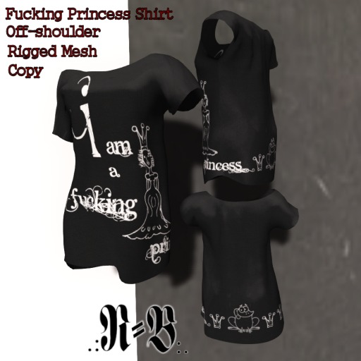 Princess Shirt black-white DEMO