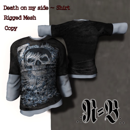 Death on my side ~ Male Mesh Shirt