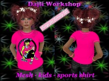 Kids T-Shirt - Crazy - Pink