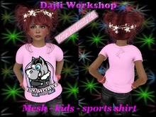 Kids T-Shirt - Horse - Pink