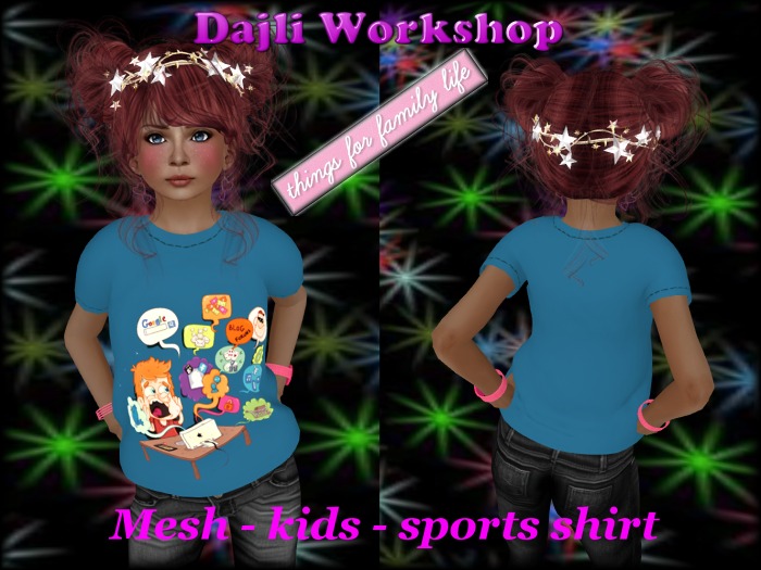 Kids T-Shirt - Comp - Blue