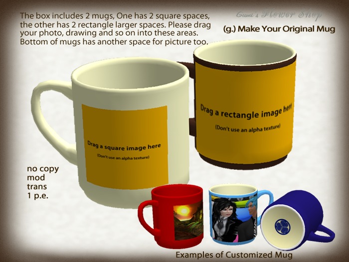 (g.) Make Your Original Mug