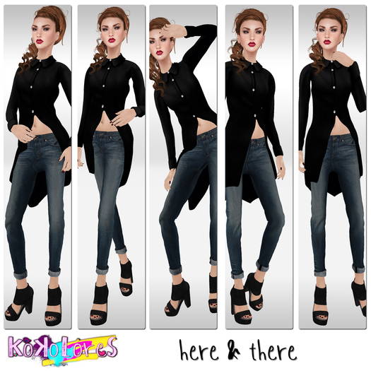 [Kokolores]{here & there} poses