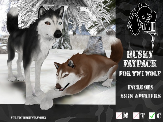 *CMFL* Husky Fatpack (brown & black)