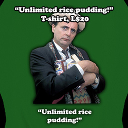Doctor Who: 7th Doctor "Rice Pudding" T-shirt