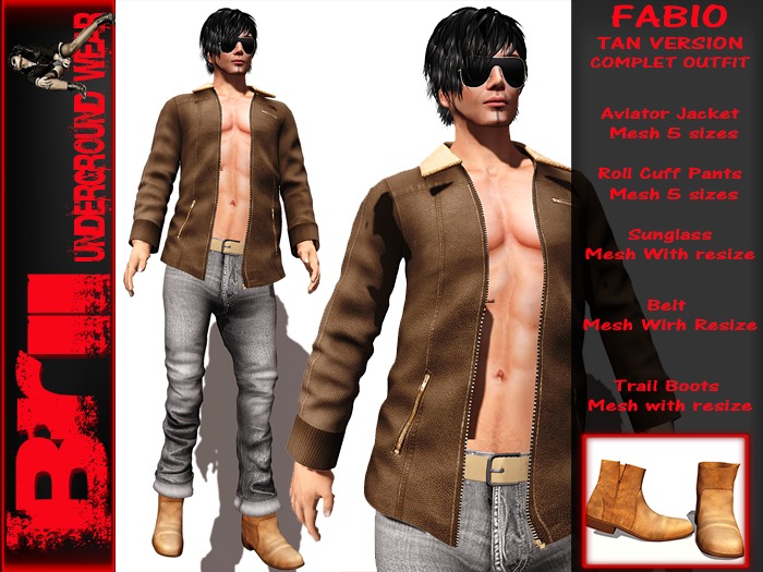 ** FABIO COMPLET OUTFIT ** Brii Underground Wear **