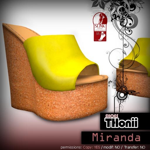 THonii ** Shoes ** Miranda ** Yellow