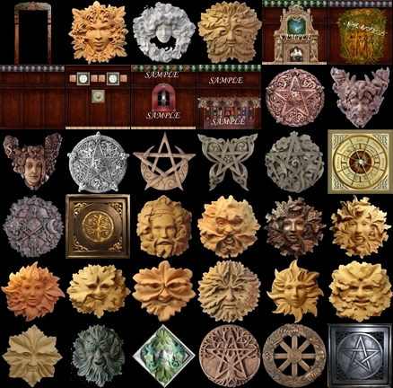 Wiccan Greenman Textures