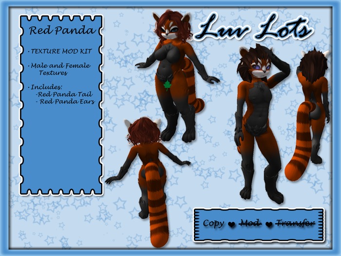 [BG Feline] - Red Panda Mod Kit 