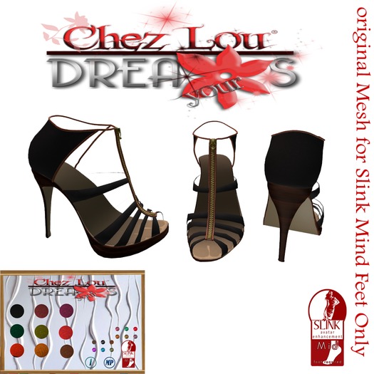 Shoe Melody *original Mesh for Slink Feet Only*