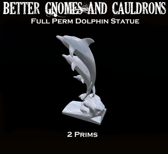 BGC Dolphin Statue 