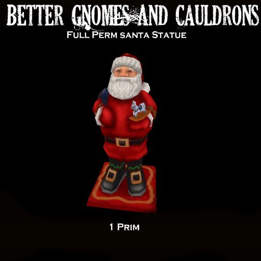 BGC Full Perm Santa Ornament (boxed)