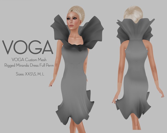 VOGA Custom Mesh - Rigged Miranda Dress Full Perm