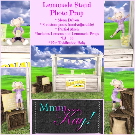 Mmm...Kay! Lemonade Stand Photo Prop