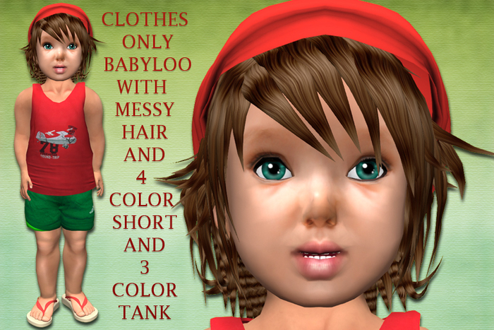 Only Outfit ShOrt - TAnK - toNgS * Mesh*