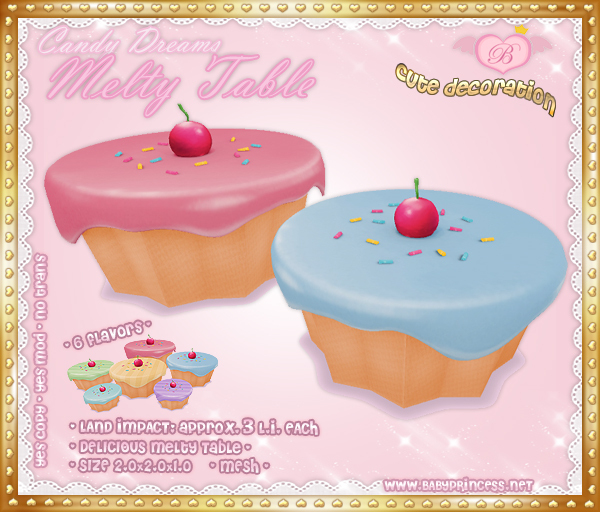 :*BABY*: Decoration Melty Table 