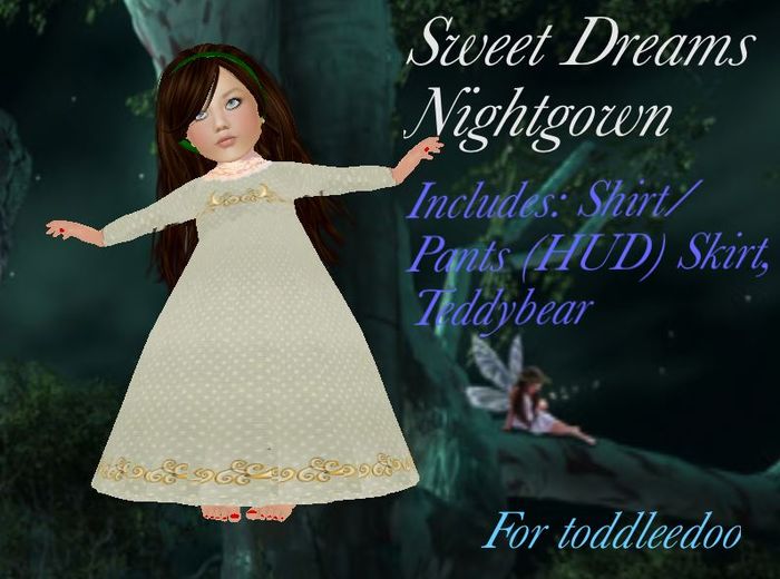 *Royal Ragamuffins* Sweet Dreams Nightgown for TD