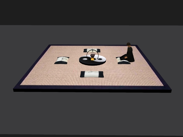 Teaset with seats 1