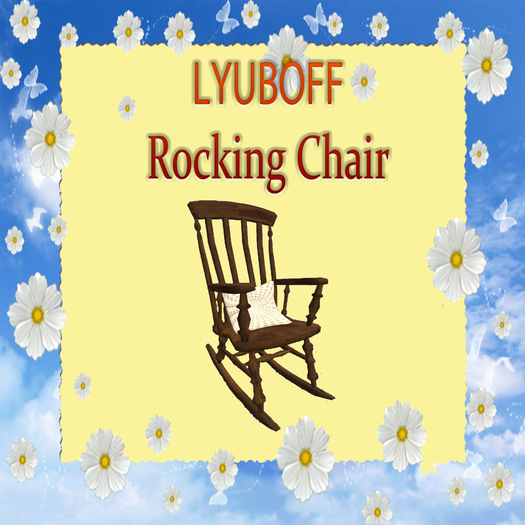 LYUBOFF Rocking Chair 'Little Man' for Baby and Toddler Rooms (8-36)