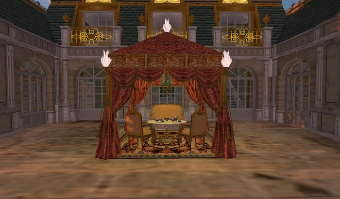 Baroque garden Tea tent, 15min sample