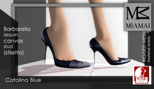 MIAMAI_Barbarella stud (stiletto) - catalina blue -add-on Slink
