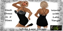 MWD White Lace Straps