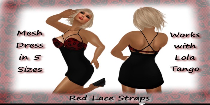 MWD Red Lace Straps