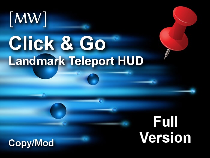 [MW] Click & Go Teleport HUD - Full Version