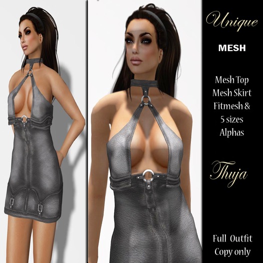 **SD** Thuja Black Leather Outfit  BSM