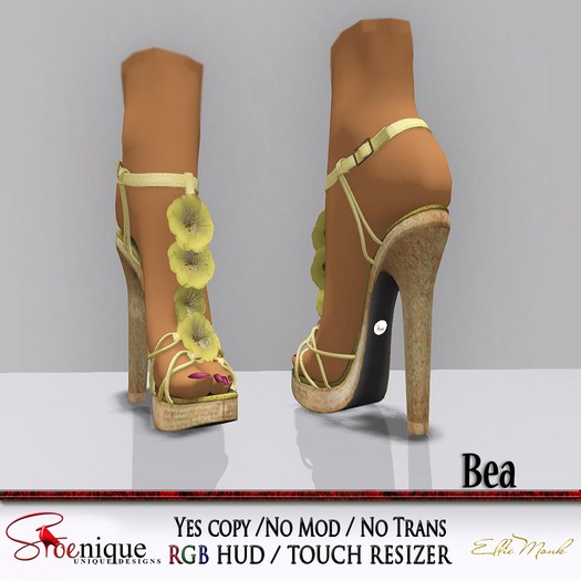 **SD**Beas Yellow Heel Sandals  BSM